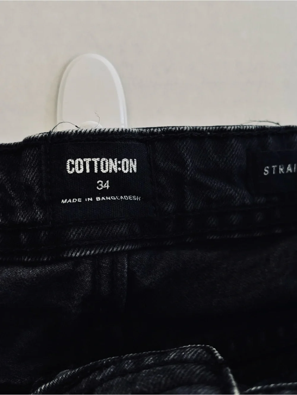 Cotton On Black Denim Jean Shorts straight shorts
